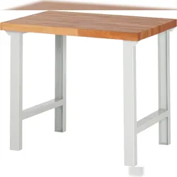 PROREGAL Werkbank Serie 7000 - Modell 7000 | HxBxT 84x100x70cm | Lichtgrau | Arbeitstisch Werktisch