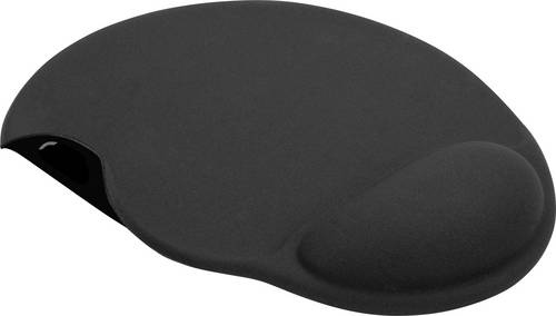SpeedLink Vellu Mauspad mit Handballenauflage Ergonomisch, Handballenauflage Schwarz