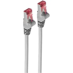 S-Conn BASIC-S Patchkabel, Kat. 6A, S/FTP, grau, 20,0 m RJ45 Stecker (S/FTP, CAT6a, 20 m), Netzwerkkabel
