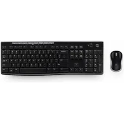 Logitech MK270 (Eng. Int., Kabellos), Tastatur, Schwarz