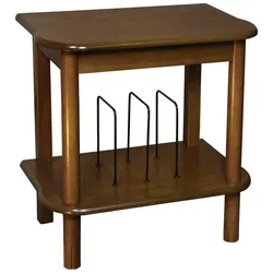 Soundmaster Systemträger Holzstandfuss (Plattenteller), Plattenspieler Zubehör, Braun