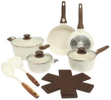 Oster SmartHandle Advance 13-Piece or 18-Piece Nonstick Cookware Set With Utensils & Pan Protectors