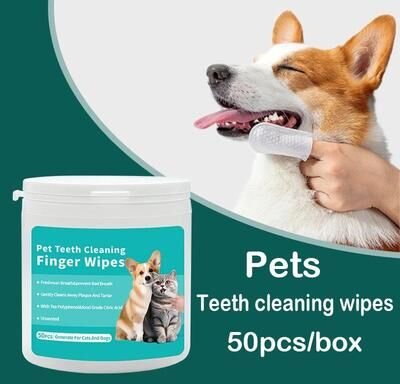 Uplift Treasures Disposable Pet Finger Tooth Wipes Disposable Pet Finger Tooth Wipes