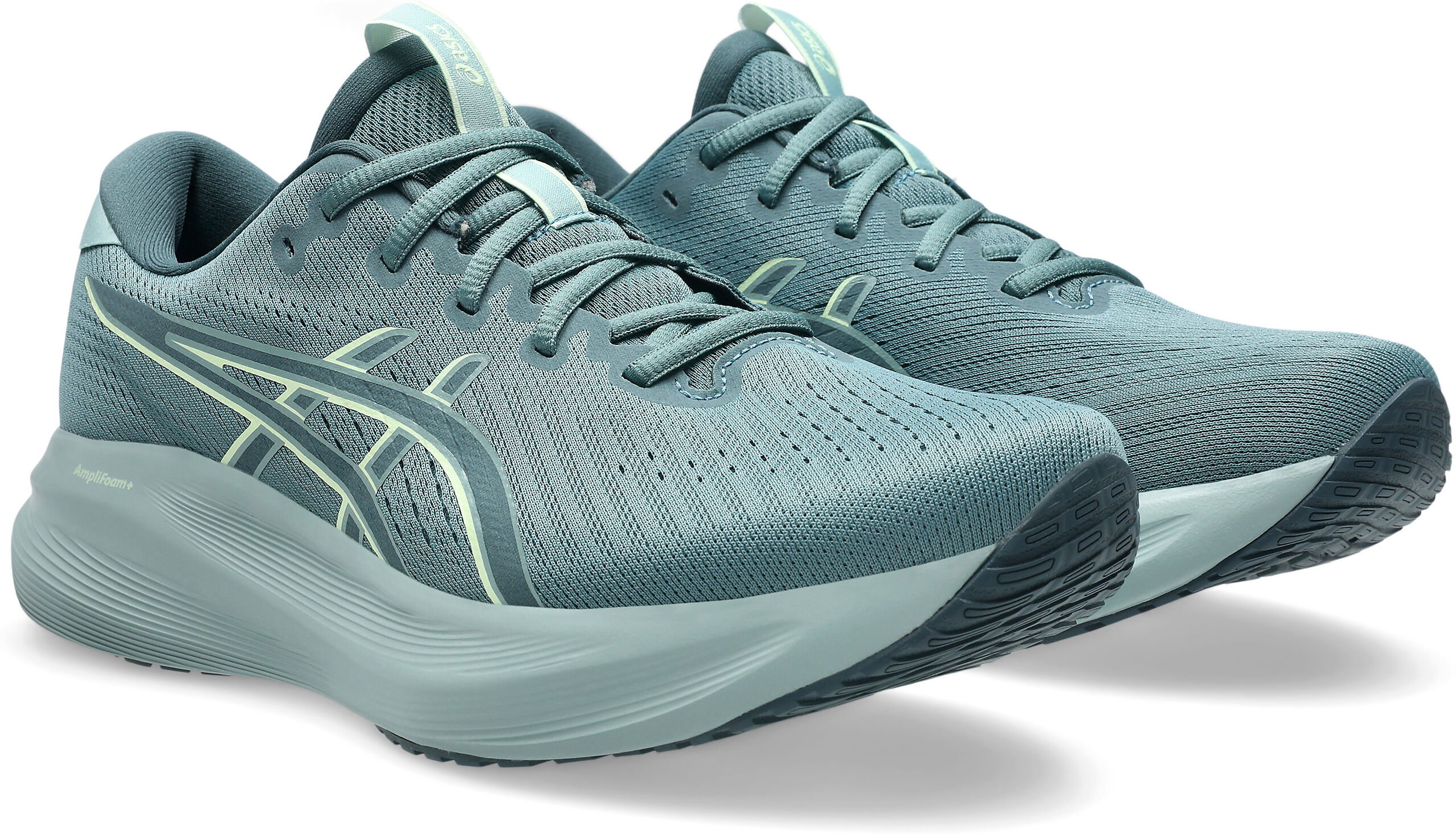 Laufschuh ASICS "GEL-EXCITE 11", Herren, Gr. 49, blau (foggy teal, ocean haze), Synthetik, Schuhe Laufschuh foggy teal, ocean haze 49