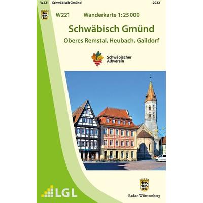W221 Wanderkarte 1:25 000 Schwäbisch Gmünd, Sonstige von , Landesamt für Geoinformation und Landentwicklung Baden-Württemberg (LGL), 978-3-86398-447-2