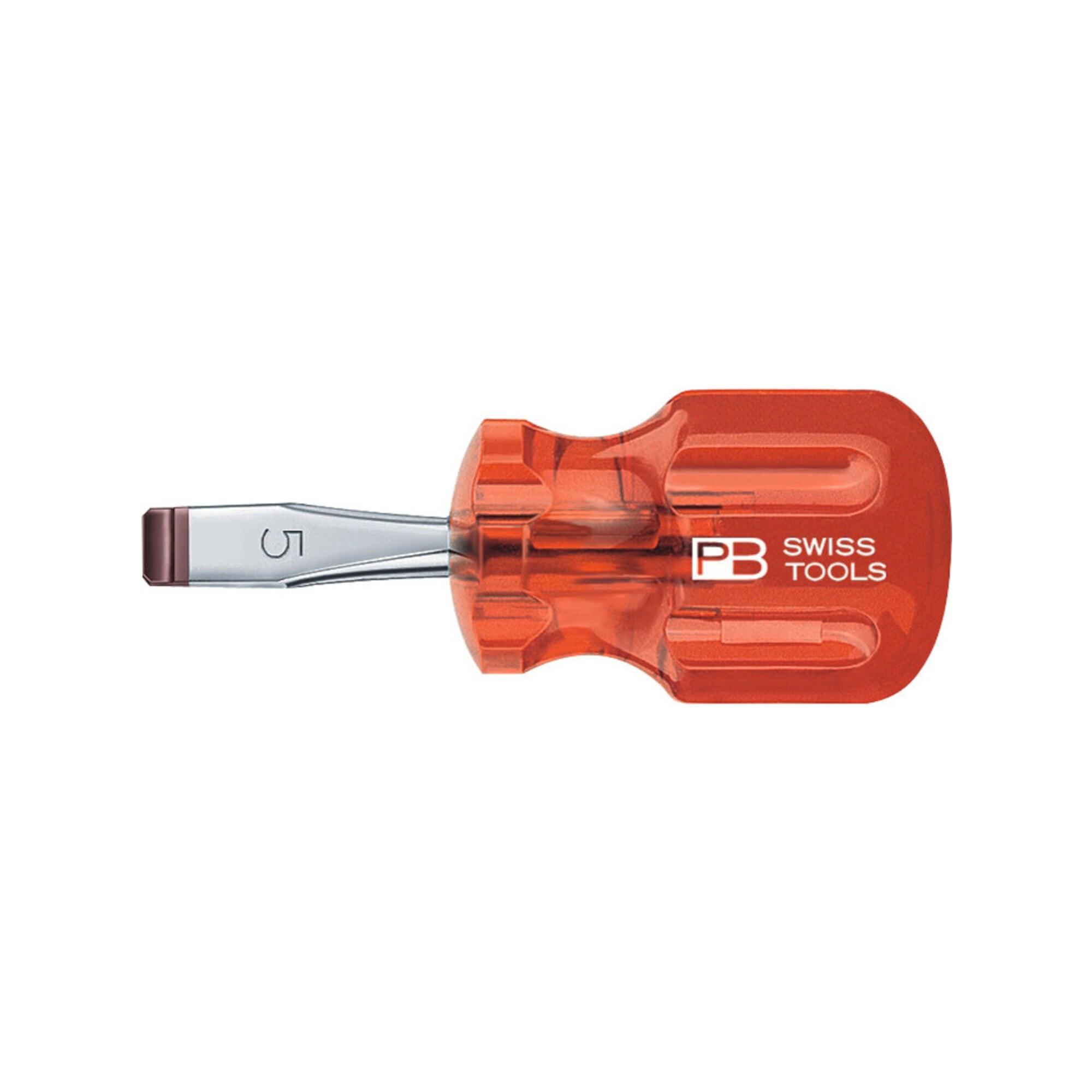 PB Swiss Tools Kurzer Schraubendreher, 4 mm (664100 4)