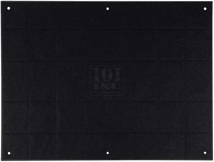 101 INC Patchvägg Kardborre - Large (Färg: Svart)