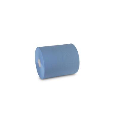 Plock GmbH Industriepapierrollen QUICKY - Putzpapier - blau - 36 cm - 2 - lagig - 2 Rollen