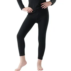 Kinder-Funktionsunterwäsche Smartwool Kids' Classic Thermal Merino Base Layer Bottom Kindergröße: M /  schwarz