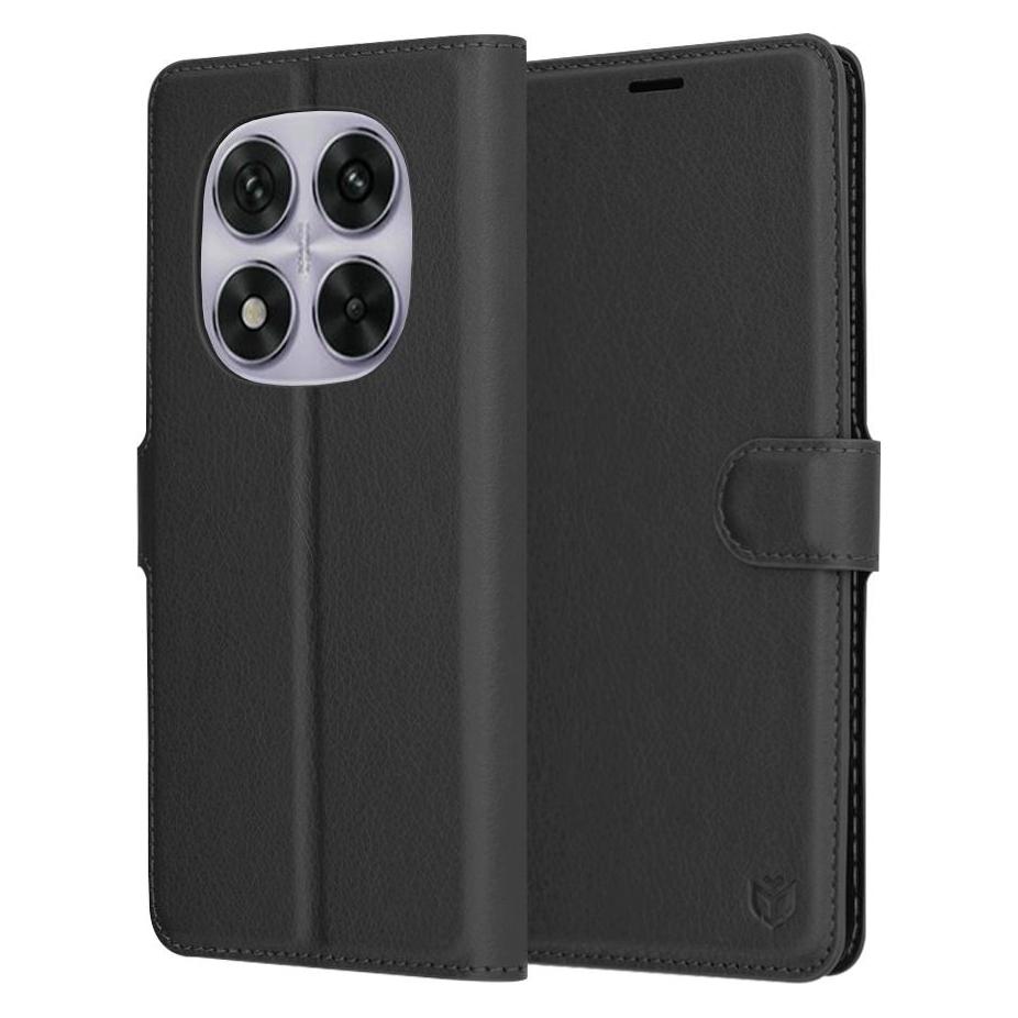 Techsuit - Leather Folio - Xiaomi Redmi Note 14 Pro 5G / Redmi Note 14 Pro+ 5G / Poco X7 - Black (Xiaomi Poco X7, Xiaomi Redmi Note 14 Pro 5G, Xiaomi Redmi Note 14 Pro+ 5G) (56363185)