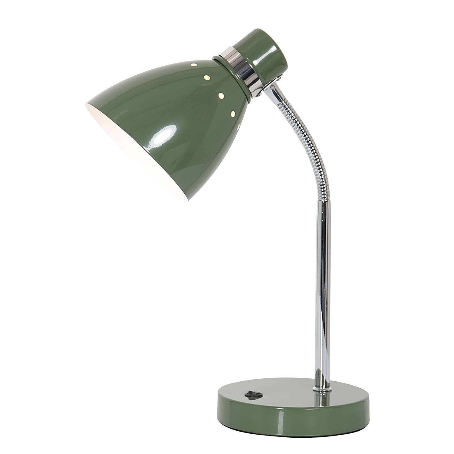 Steinhauer Spring tafellamp groen aluminium E27