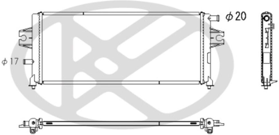 Kühler, Motorkühlung KOYORAD PL083927