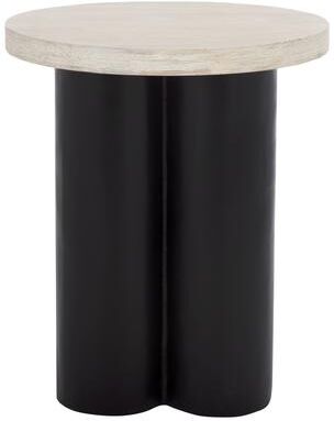 "SAFAVIEH Benvolio 18-Inch Wood Side Table, Modern - 18"" W x 18"" D x 22"" H"