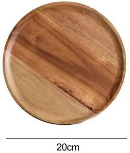 Uplifted Finds Wooden Round Serving Platter Tray Made From Natural Acacia Wood m