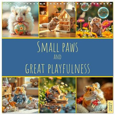 Small paws and great playfulness (Wall Calendar 2027 12 × 12 Inch) CALVENDO 12 Month Wall Calendar