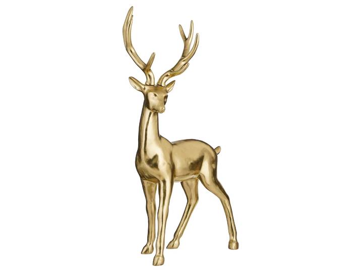 Figur Hirsch, Stehend Gold B: 102 cm Decofinder / Farbe: