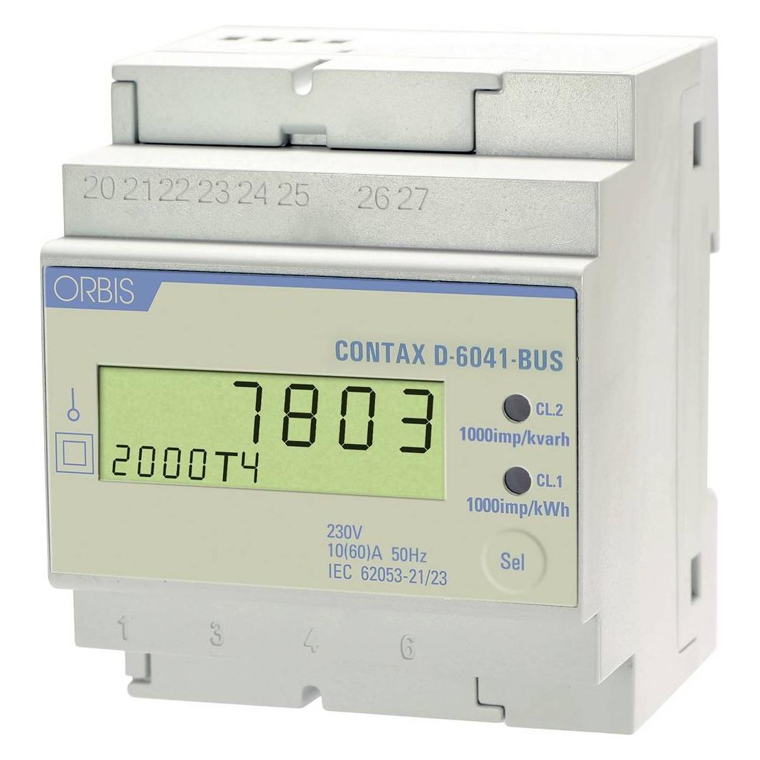 Orbis Zeitschalttechnik kW-Zähler OB709300 Wechselstromzähler digital 60 A MID- (OB709300)