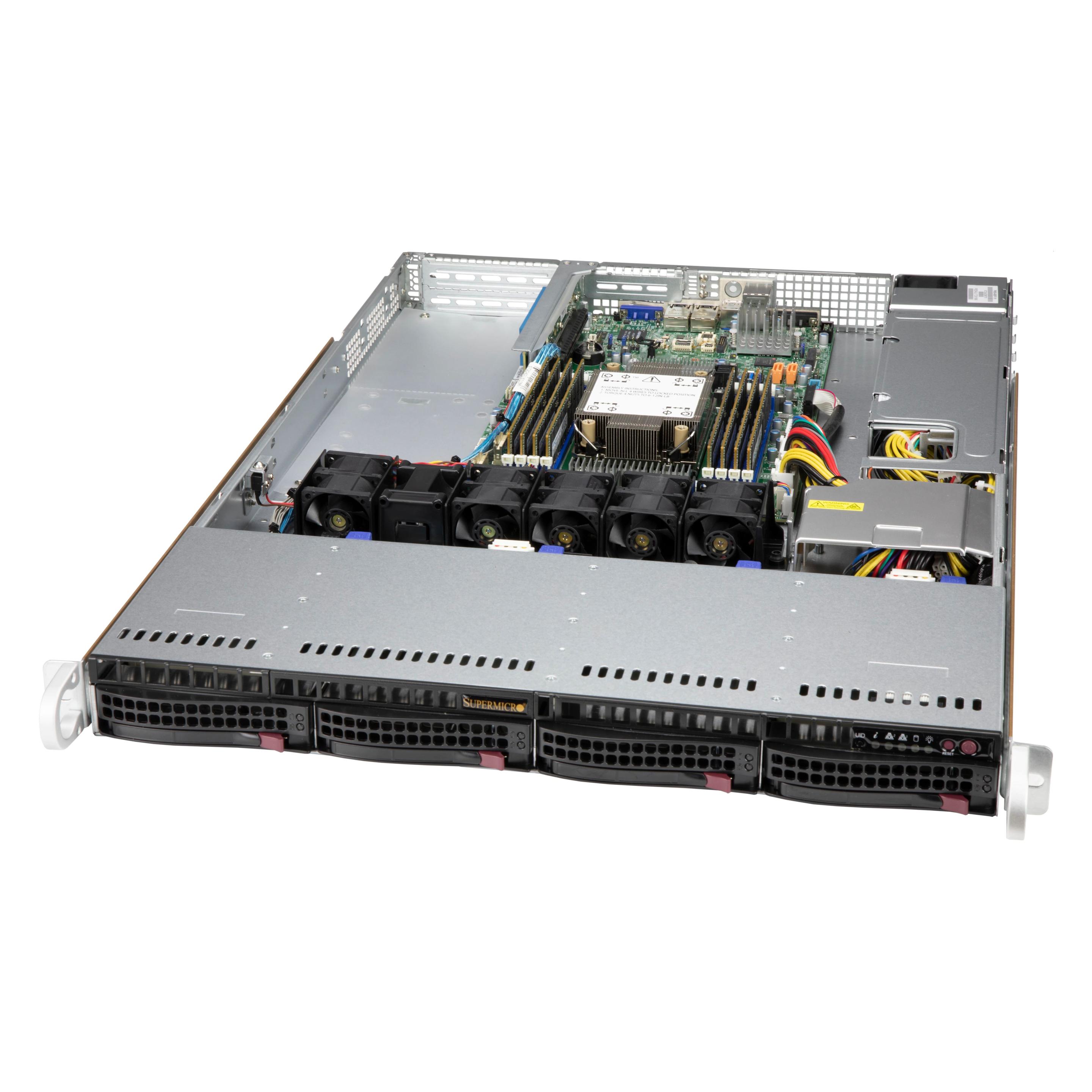 Supermicro Server Geh Super Micro 1U/1x600W/4x3.5" 815TQC4-605WB2 (CSE-815TQC4-605WB2)