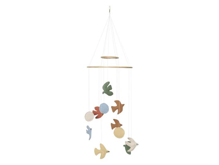 Ferm Living - Swif Bird Mobile, multicolor
