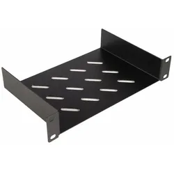 Equip Fester Fachboden 10', 1HE, 150mm, Schwarz