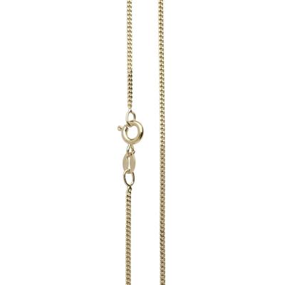 Goldkette OSTSEE-SCHMUCK "Ostsee-Schmuck Kette Panzer 1,3 mm Kette Panzer 1,3 mm" Gr. 42, gold, Halsketten, Damen, 42cm, Gelbgold 333, L: 42, Goldkette