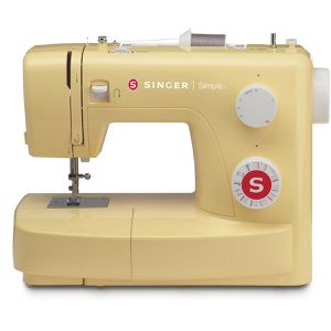 Singer Nähmaschine Simple 3223Y, gelb, für Anfänger, 23 Stichprogramme, Freiarm, mechanisch