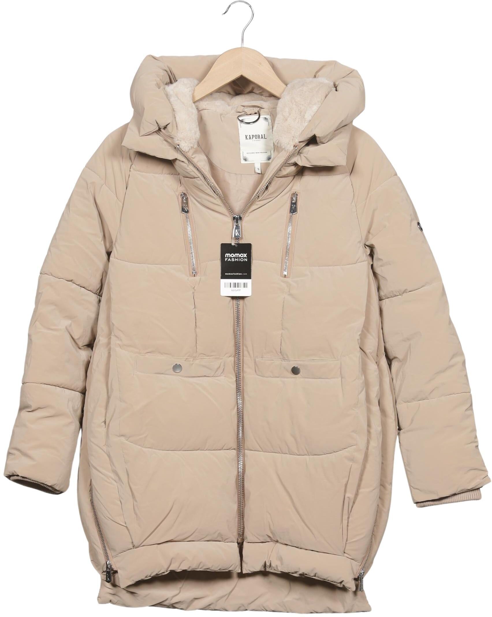 Kaporal Damen Mantel, Beige, Gr. S, Synthetik / Viskose - Second Hand