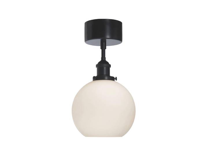 PR Home Deckenlampe Omega, dimmbar, schwarz, für Wohn- / Esszimmer, Glas, Deckenlampe