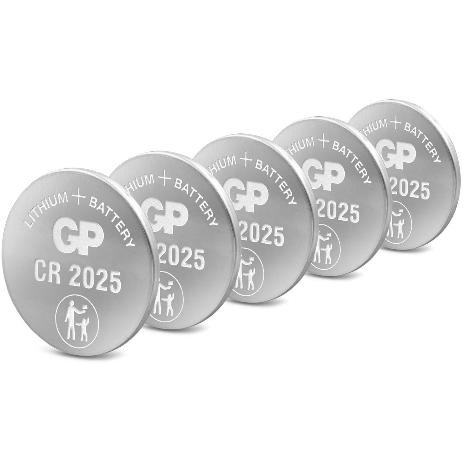 GP Batteries CR2025 lithium knoopcelbatterij 3V, 5 stuks