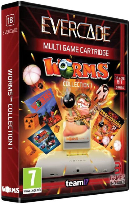 JOGO EVERCADE WORMS C1
