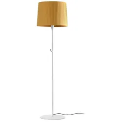 Faro Stehleuchte SAMBA E27, IP20, gelb gerippt, weiß matt, gelb FAR-64312-42