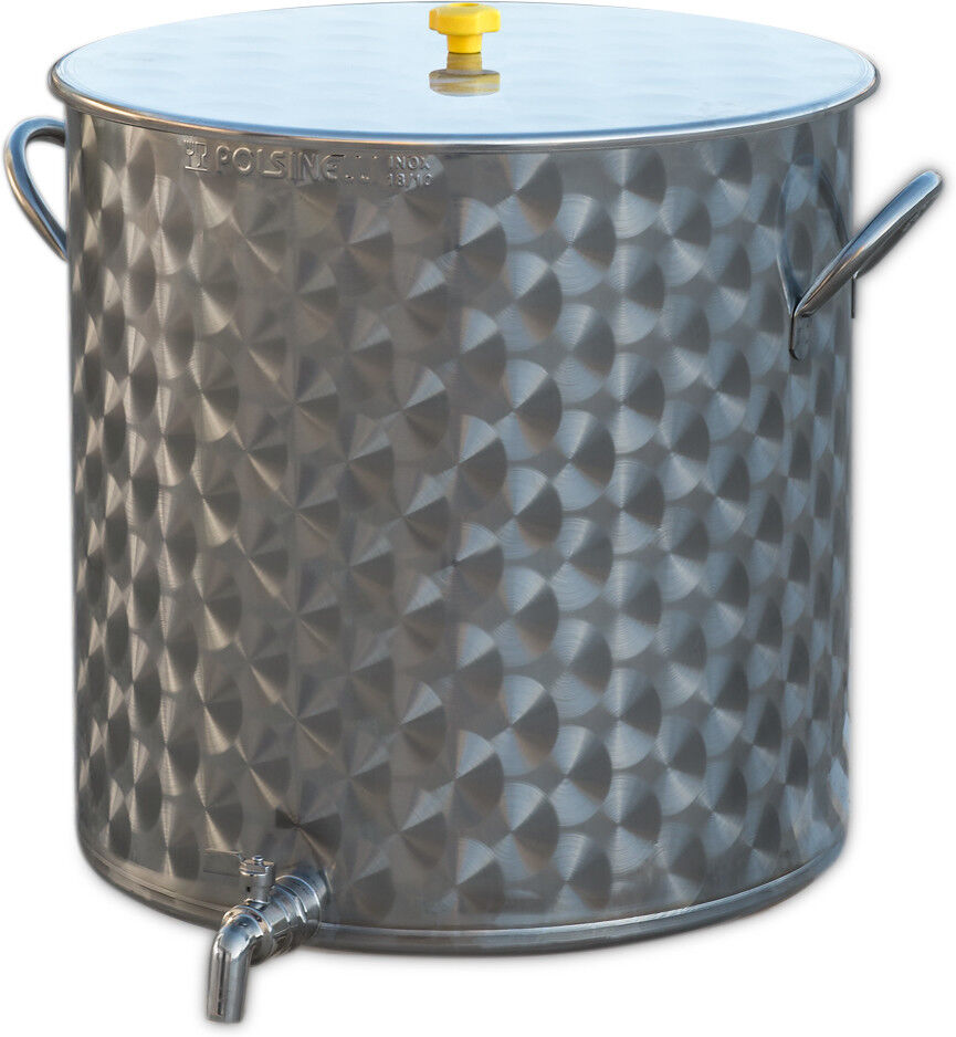 Polsinelli Cuve inox 75 L avec robinet