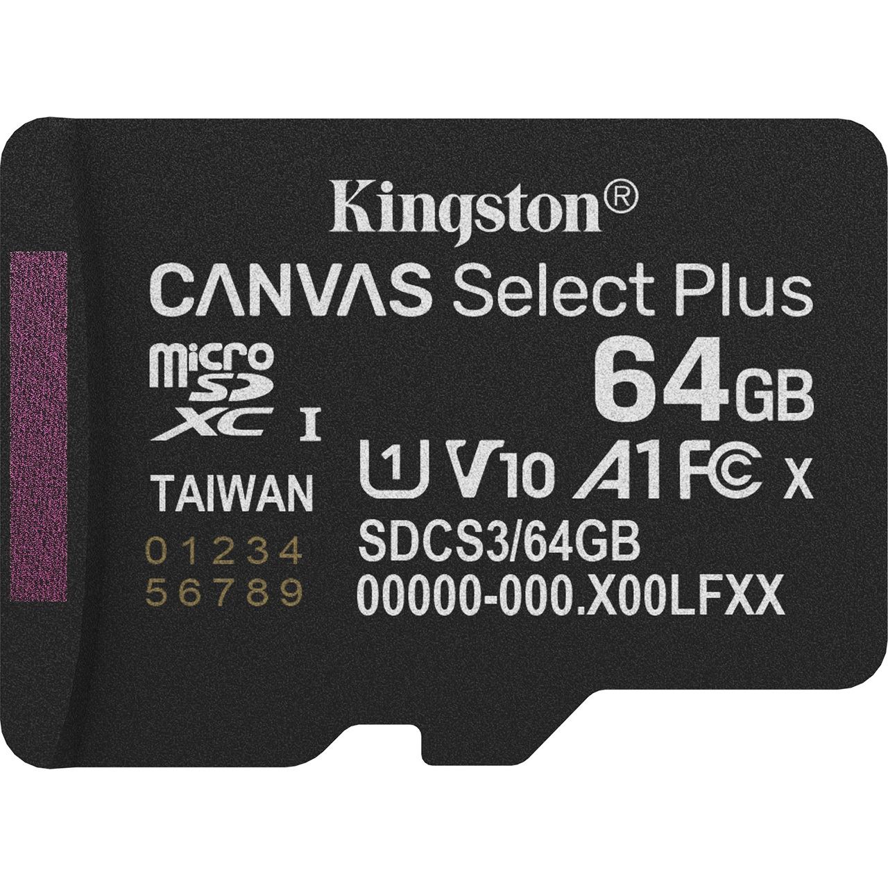 64GB Kingston MicroSD Card SDXC Canvas+ Gen3 ohne Adapter retail