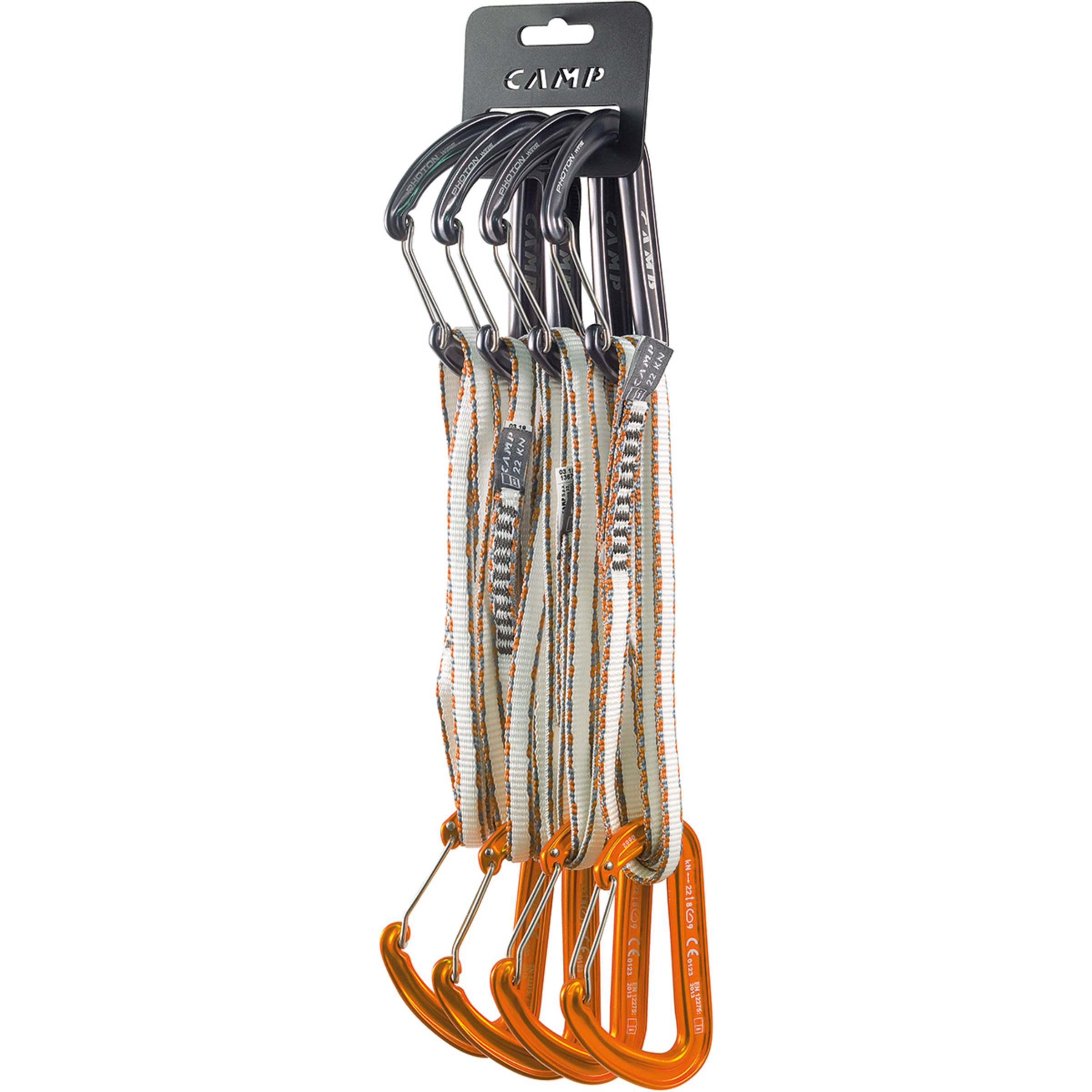 Camp Alpine Dyneema Expressen (4er Pack) Express-Sets orange Größe 60CM Alpinklettern