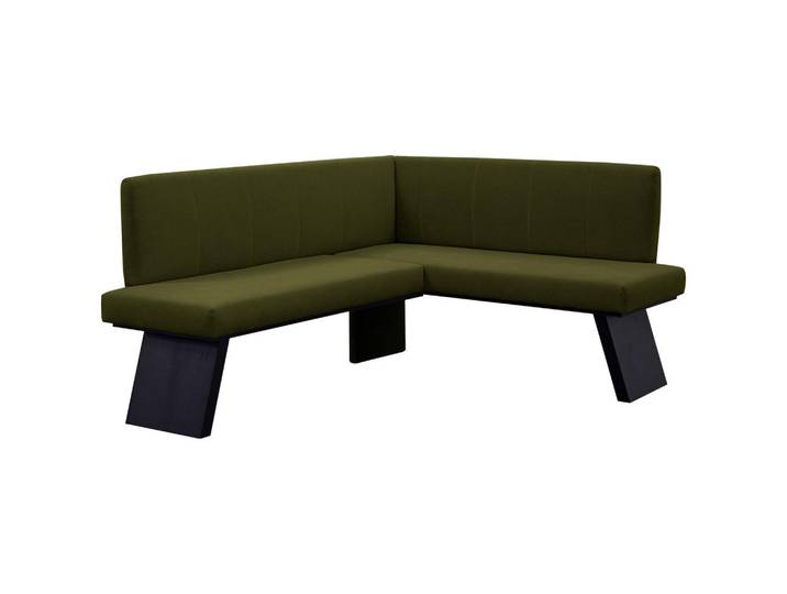 Eckbank, Grün, L-Form, 185x150 cm, Esszimmer, Bänke, Eckbänke