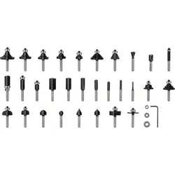 Bosch Power Tools PRO Fräser Set, 1/4" 2607017476