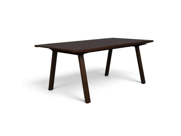 Esstisch Dutchbone Adamello 180x95 cm, Esche dunkel, Rechteckig, Neu, Tisch - Hochwertig & langlebig