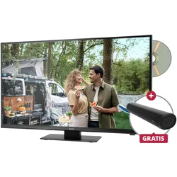 Berger Advanteq Smart LED Fernseher 27 Zoll mit Triple-Tuner und 12 / 230 V