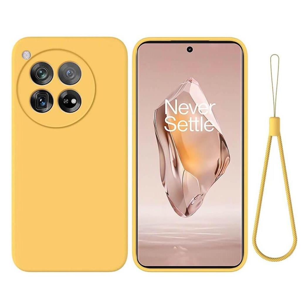 Cover-Discount OnePlus 12R - Silikon Gummi Hülle gelb (OnePlus 12R) (660178749D)
