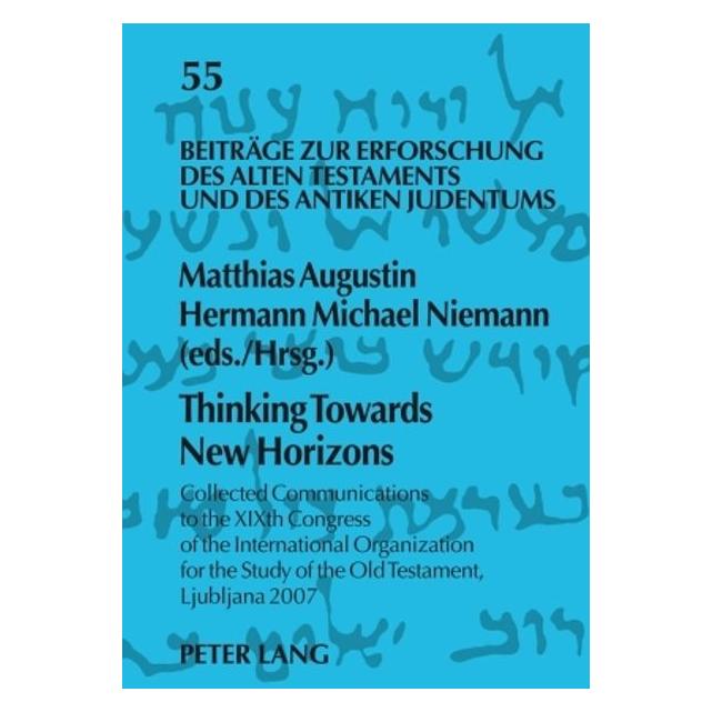 Peter Lang Thinking Towards New Horizons (Englisch, Softcover, Hermann Michael Niemann, Matthias Augustin) (56031673)