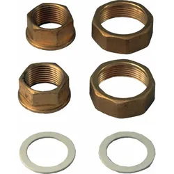Wolf Übergangsverschraubung 1 1/2" 2070753 Messing, für Hydraulik-Gruppe