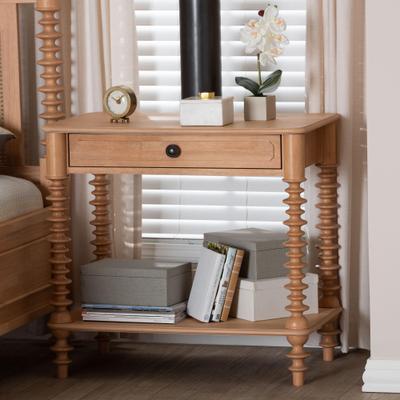 Baxton Studio Neviah Nightstand