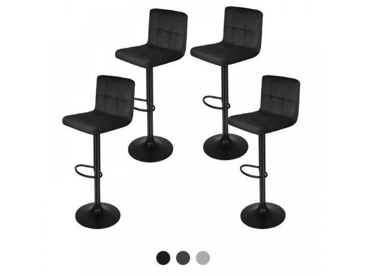 JEOBEST- tabouret de bar- Lot de 4- tabouret réglable en hauteu- Tabouret de bar avec dossier- Tabouret de bar confortable