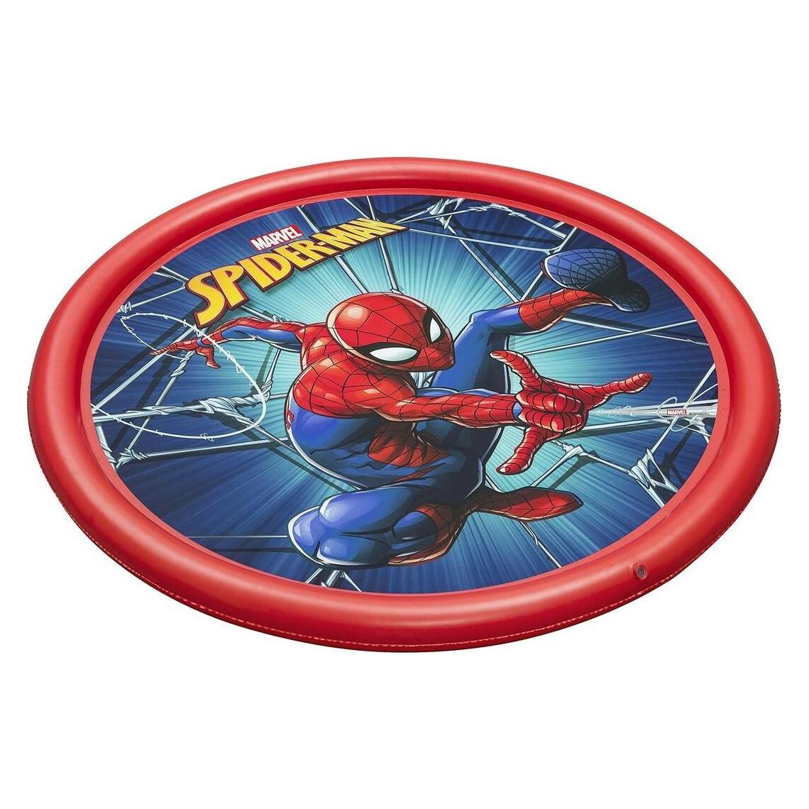 Bestway Aufblasbare Planschbeckenmatte mit Springbrunnen Spider-Man 165 cm 98792 (165 cm) (98792 / 23)