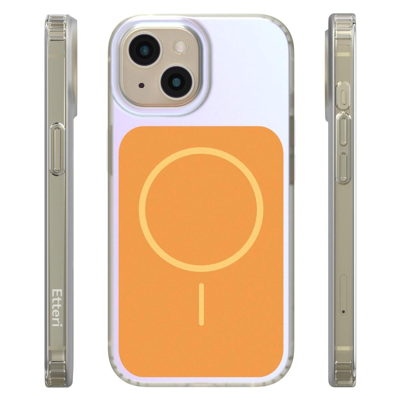 Etteri Hidden Pearl case for iPhone 15 6,1" orange (Apple iPhone 15) (67252392)