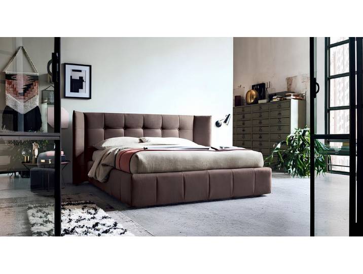 Xlmoebel Polsterbett Doppelbett Ehebett Luxus Design Textil Bett für Ihr Schlafzimmer, Made in Europa