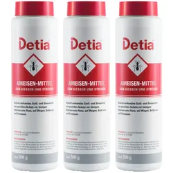DETIA Ameisen-Mittel - 3x 500 g