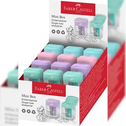 Faber Castell Einfachspitzdose transparent