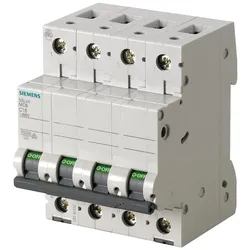 Siemens 5SL4401-8 Leitungsschutzschalter 400V 10kA, 4-polig, D, 1A 5SL44018