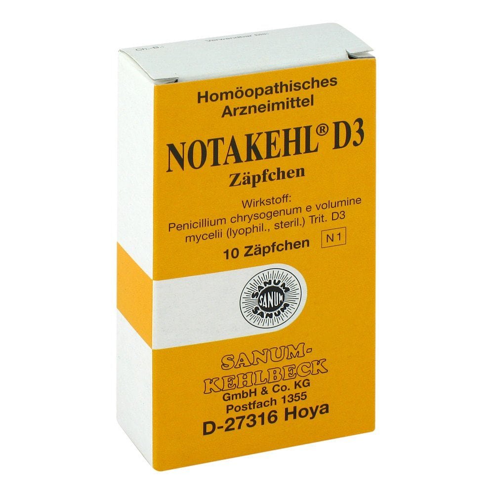 SANUM-KEHLBECK GmbH & Co. KG Notakehl D3 Zäpfchen 03207150